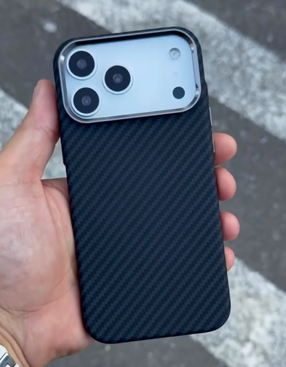 Carbon Fiber Black Wavy Case