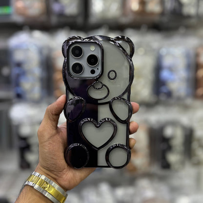 Cute 3D Bear Case