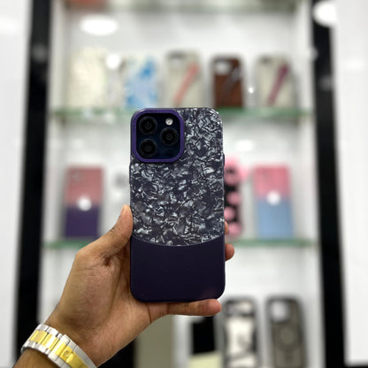 Two Tone Carbon Marble Case