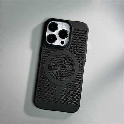 Air Cooling Down Matt PC Slim Case With Metal Ring Protection