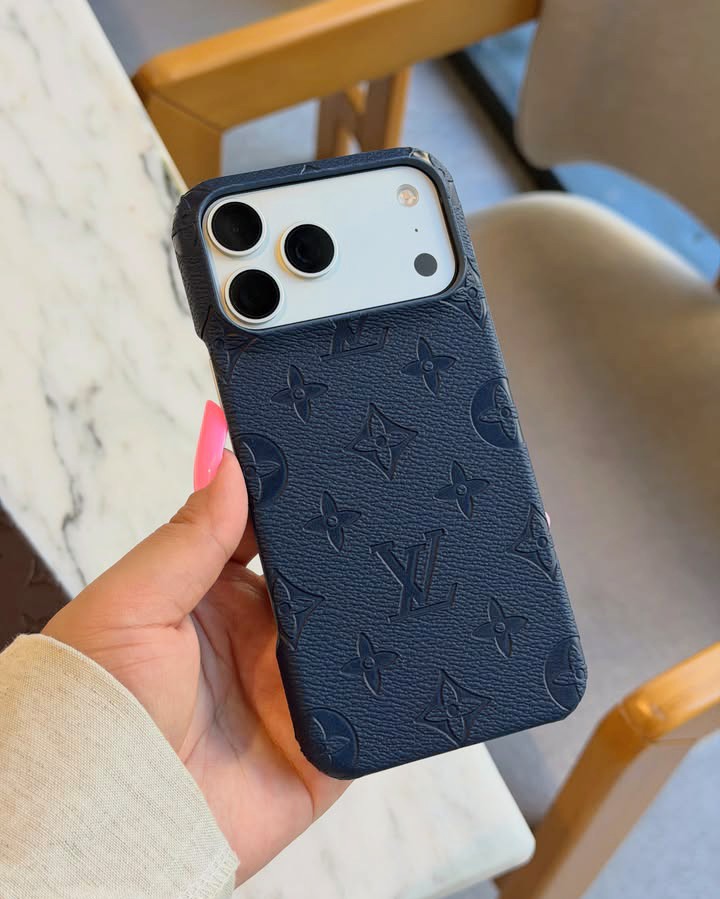 Leather Branded Premium Case 🧡🖤